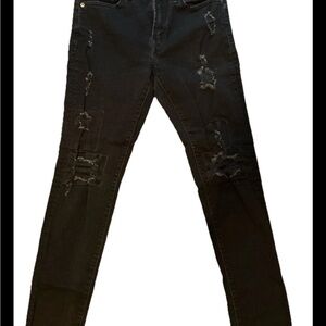 Men’s American Eagle Jeans, Black, Distressed, Air Flex Size 30 x 32